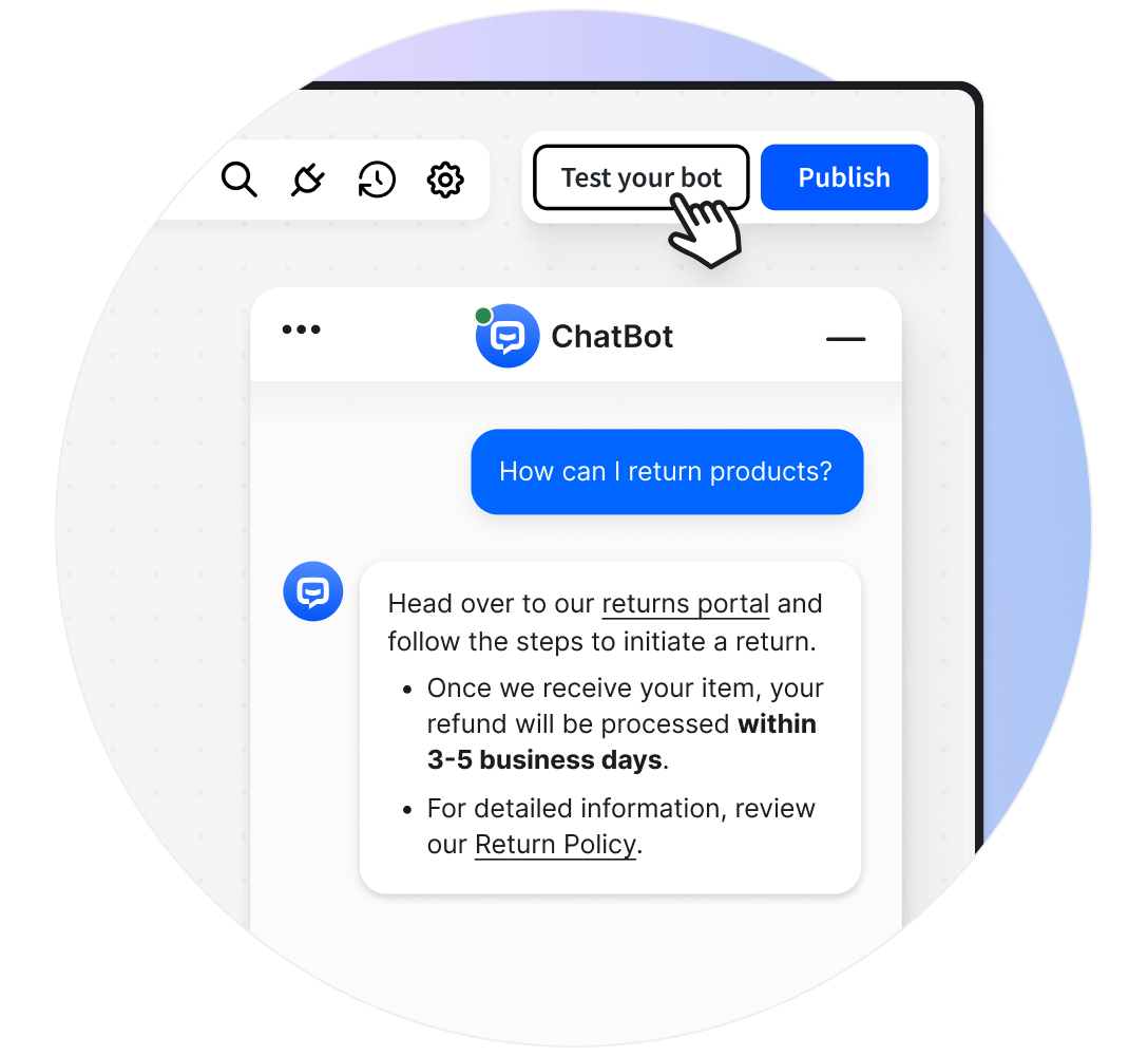 ChatBot's Testing Tool.