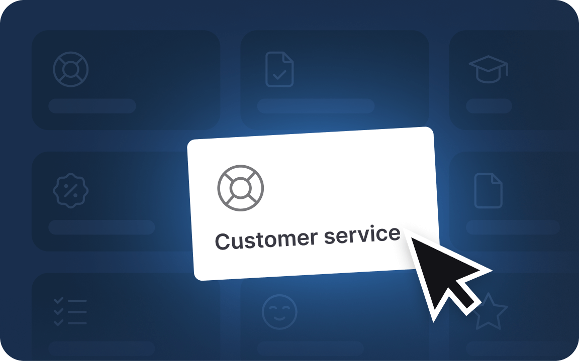 Adding Customer Service chatbot template in the ChatBot software.