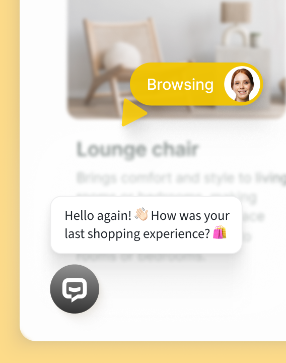 Retail chatbot engaging customers with personalized product suggestions during shopping journey on online store
