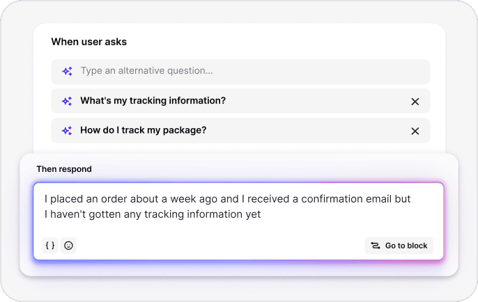 Conversational AI for ecommerce showing automated customer query responses with natural language processing capabilities handling order tracking customer requests